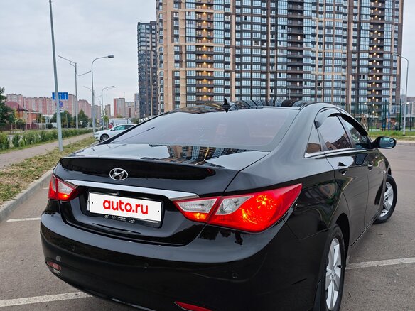 2011 Hyundai Sonata VI (YF), чёрный, 1100000 рублей - вид 8