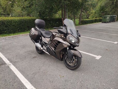 2010 Kawasaki GTR 1400 (Concours 14), коричневый, 770000 рублей, вид 4