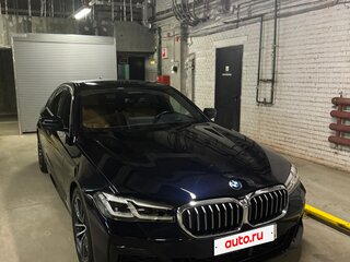 2021 BMW 5 серии 520i VII (G30/G31/G38) Рестайлинг, синий, 5690000 рублей, вид 3