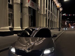 2017 Skoda Rapid I Рестайлинг, бежевый, 1100000 рублей, вид 1