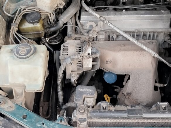 1996 Toyota Ipsum I (M10), серый - вид 29