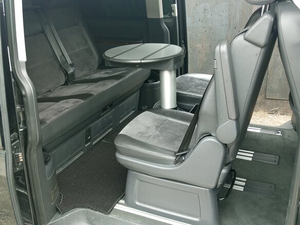 2011 Volkswagen Multivan T5 Рестайлинг, чёрный, 2800000 рублей - вид 14