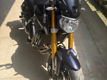 2014 Yamaha MT-09 (FZ-09), фиолетовый, 840000 рублей, вид 2