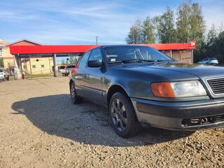 1991 Audi 100 IV (C4), синий, 300000 рублей, вид 3
