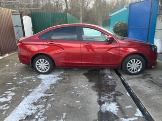 2019 Lada (ВАЗ) Vesta I, красный, 1050000 рублей, вид 2