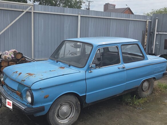 1986 ЗАЗ 968 М, голубой, 120000 рублей