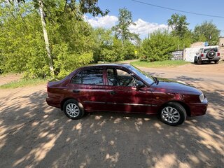 2008 Hyundai Accent ТагАЗ II, красный, 450000 рублей, вид 4