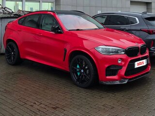 2015 BMW X6 50i II (F16), красный, 3850000 рублей, вид 4