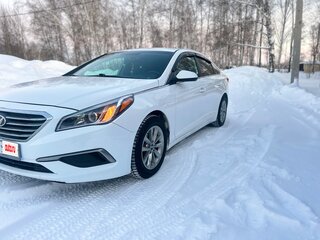 2015 Hyundai Sonata VII (LF), белый, 1350000 рублей, вид 2