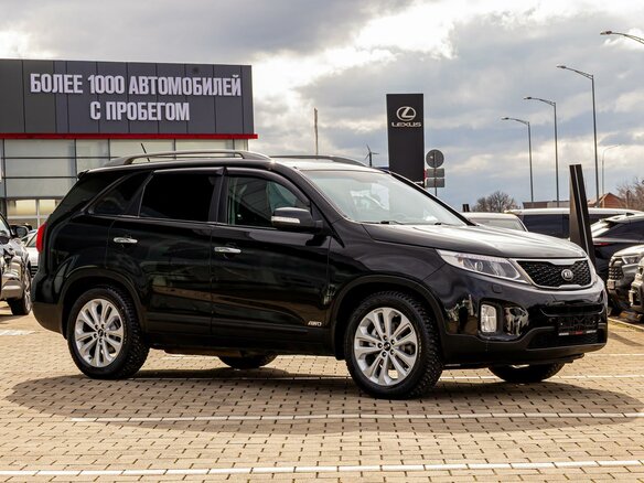 2019 Kia Sorento II Рестайлинг, чёрный, 2015000 рублей - вид 2
