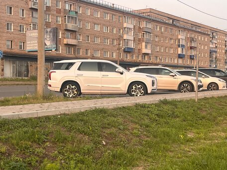 2021 Hyundai Palisade I, белый, 3700000 рублей, вид 2