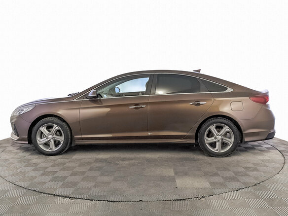 2018 Hyundai Sonata VII (LF) Рестайлинг, коричневый - вид 7