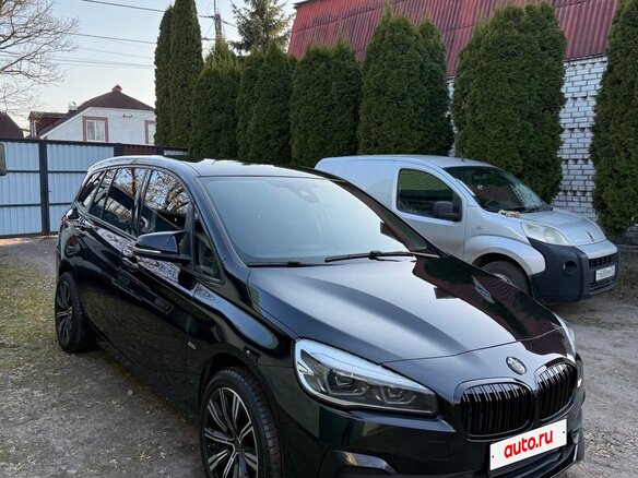2018 BMW 2 серии Gran Tourer Gran Tourer 216d F46 Рестайлинг, чёрный, 1850000 рублей - вид 1