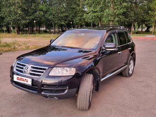 2004 Volkswagen Touareg I, чёрный, 850000 рублей, вид 2
