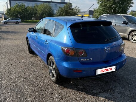 2006 Mazda 3 I (BK) Рестайлинг, синий, 670000 рублей, вид 3