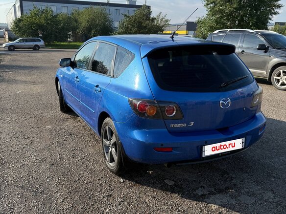 2006 Mazda 3 I (BK) Рестайлинг, синий, 670000 рублей - вид 2