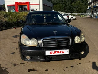 2006 Hyundai Sonata ТагАЗ IV (EF) Рестайлинг, чёрный, 60000 рублей, вид 1
