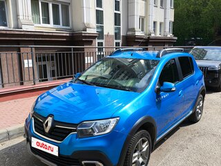 2018 Renault Sandero Stepway II Рестайлинг, синий, 875000 рублей, вид 1