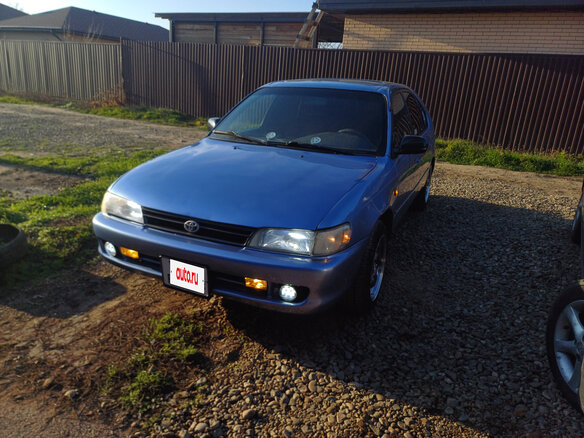 1994 Toyota Corolla VII (E100), фиолетовый, 260000 рублей - вид 1