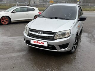 2015 Lada (ВАЗ) Granta I, серебристый, 430000 рублей, вид 1