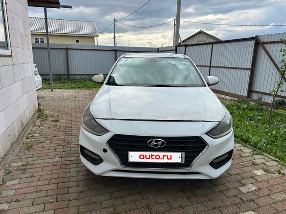 2017 Hyundai Solaris II, белый