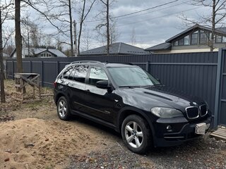 2009 BMW X5 30i II (E70), чёрный, 1300000 рублей, вид 3