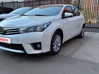 2014 Toyota Corolla XI (E160, E170, E180), белый, 1315000 рублей, вид 1