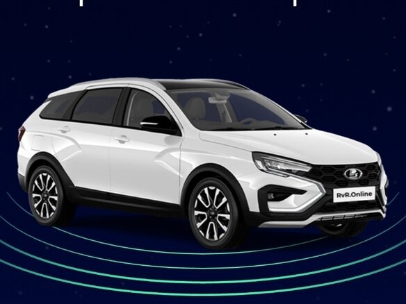 2025 Lada (ВАЗ) Vesta SW Cross I Рестайлинг (NG), белый - вид 3