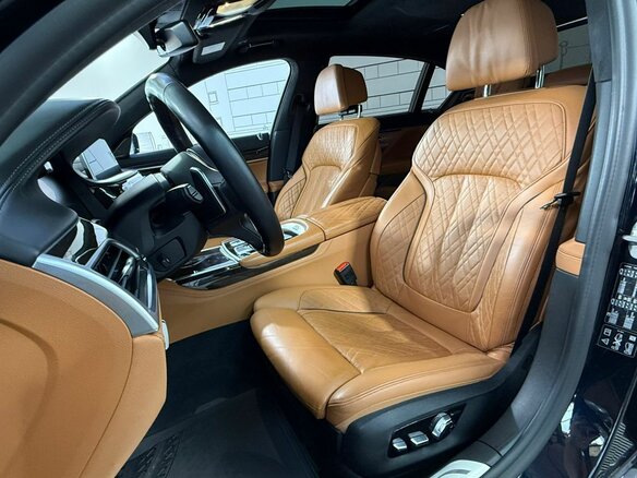 2021 BMW 7 серии Long 740Ld xDrive VI (G11/G12) Рестайлинг, синий, 6810000 рублей - вид 16