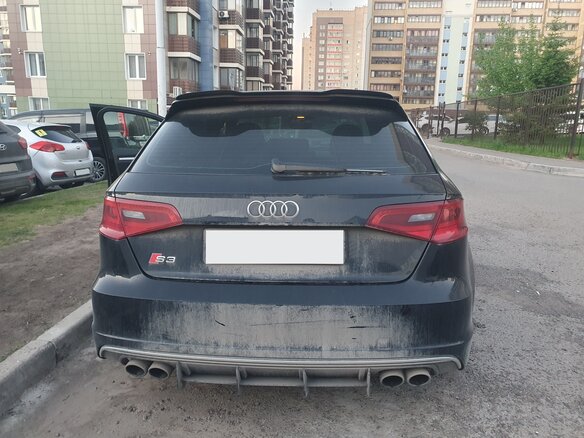 2013 Audi S3 III (8V), чёрный, 1851000 рублей - вид 1