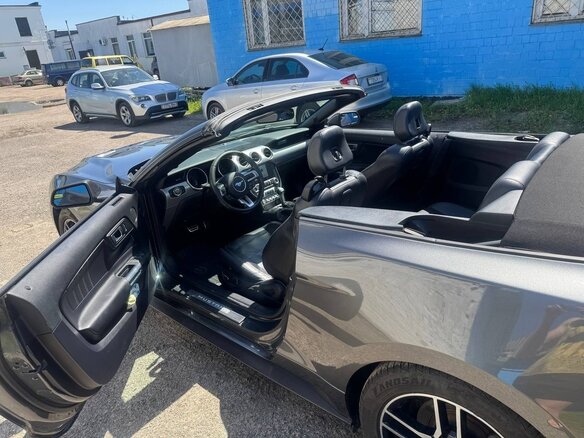 2019 Ford Mustang VI Рестайлинг, серый, 1950000 рублей - вид 6