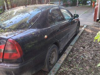 2002 Mitsubishi Carisma I Рестайлинг, синий, 180000 рублей, вид 2