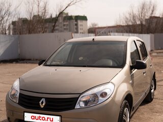 2011 Renault Sandero I, бежевый, 520000 рублей, вид 1