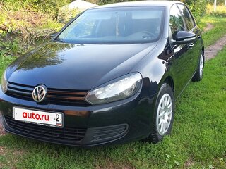 2011 Volkswagen Golf VI, чёрный, 860000 рублей, вид 1
