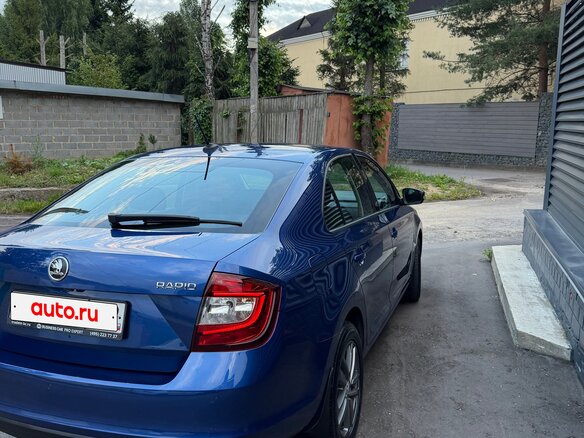 2019 Skoda Rapid I Рестайлинг, синий - вид 4