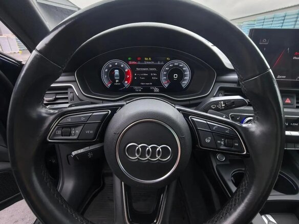 2020 Audi A4 40 TFSI V (B9) Рестайлинг, синий, 2500000 рублей - вид 6