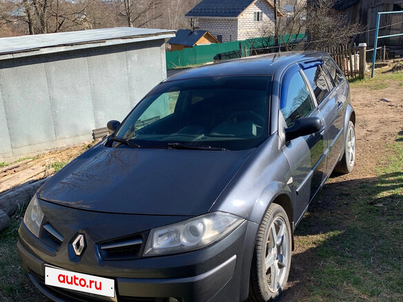 2009 Renault Megane II Рестайлинг, серый, 580000 рублей