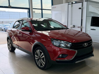 2021 Lada (ВАЗ) Vesta SW Cross I, красный, 1150000 рублей, вид 3