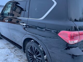 2017 Infiniti QX80 I Рестайлинг, чёрный, 2884000 рублей, вид 4