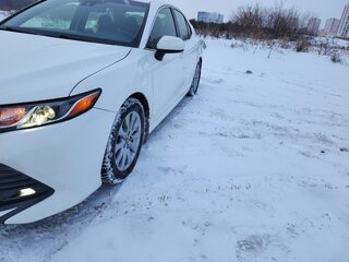 2017 Toyota Camry US Market VIII (XV70), белый, 2300000 рублей, вид 4