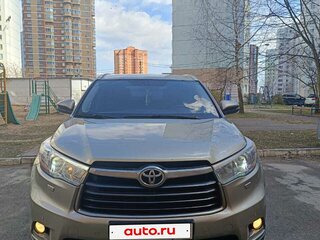 2014 Toyota Highlander III (XU50), бежевый, 2300000 рублей, вид 1