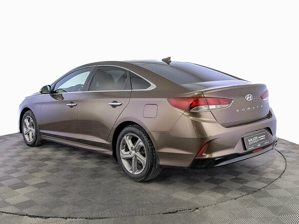 2018 Hyundai Sonata VII (LF) Рестайлинг, коричневый - вид 6