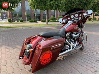 2009 Harley-Davidson Street Glide, пурпурный, 750000 рублей, вид 3
