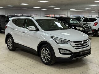2013 Hyundai Santa Fe III, белый, 1315000 рублей, вид 4
