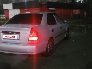 2004 Hyundai Accent ТагАЗ II, серебристый, 365000 рублей, вид 4