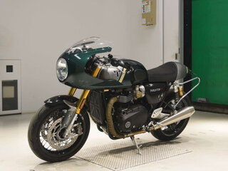 2022 Triumph Thruxton, зелёный, 1200000 рублей, вид 3