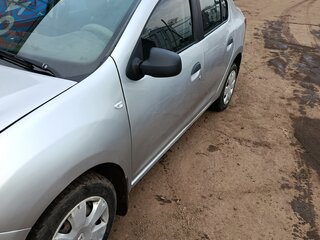 2015 Renault Logan II, серебристый, 505000 рублей, вид 3