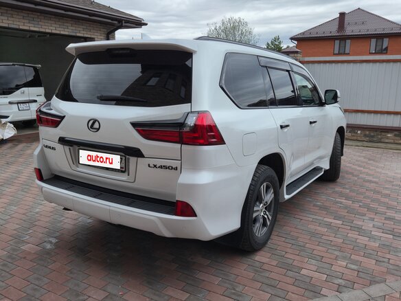 2019 Lexus LX 450d III Рестайлинг 2, белый - вид 4