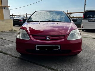 2001 Honda Civic VII, красный, 405000 рублей, вид 2