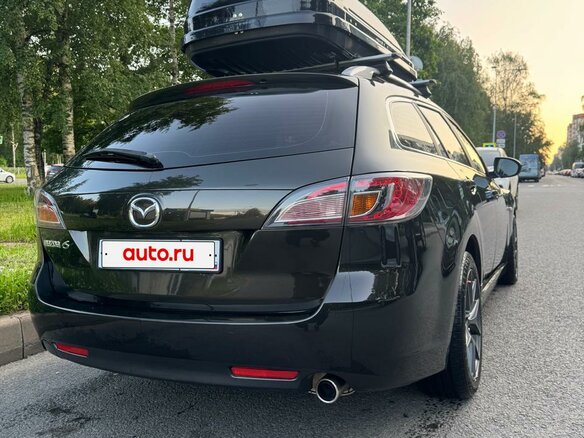 2009 Mazda 6 II (GH), чёрный, 1100000 рублей - вид 3